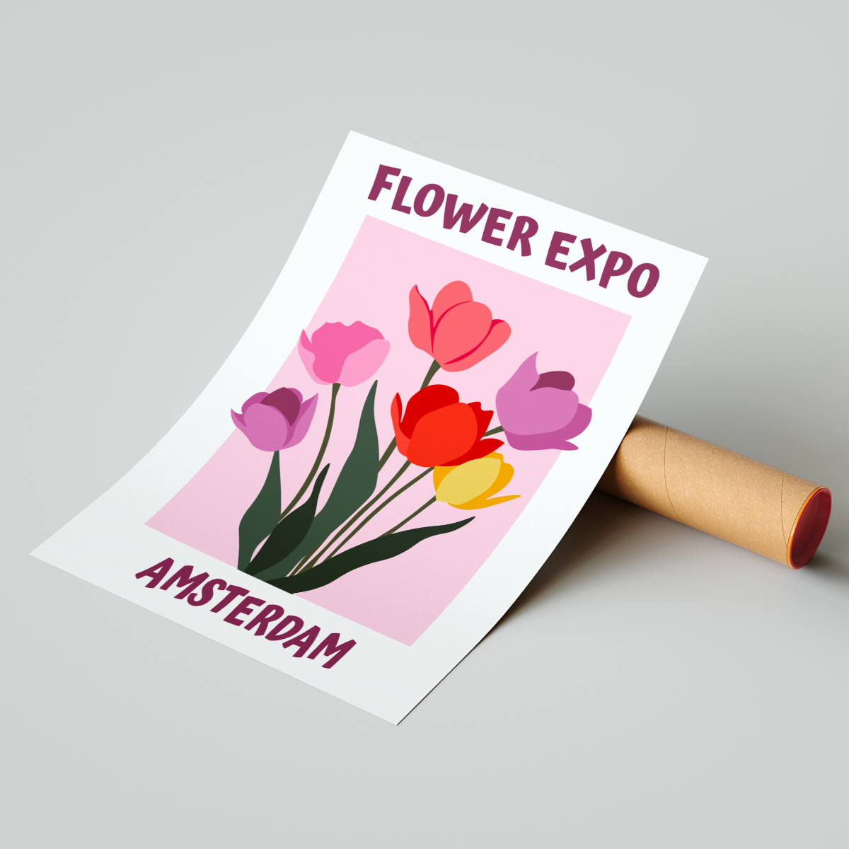Affiche Flower Expo Amsterdam