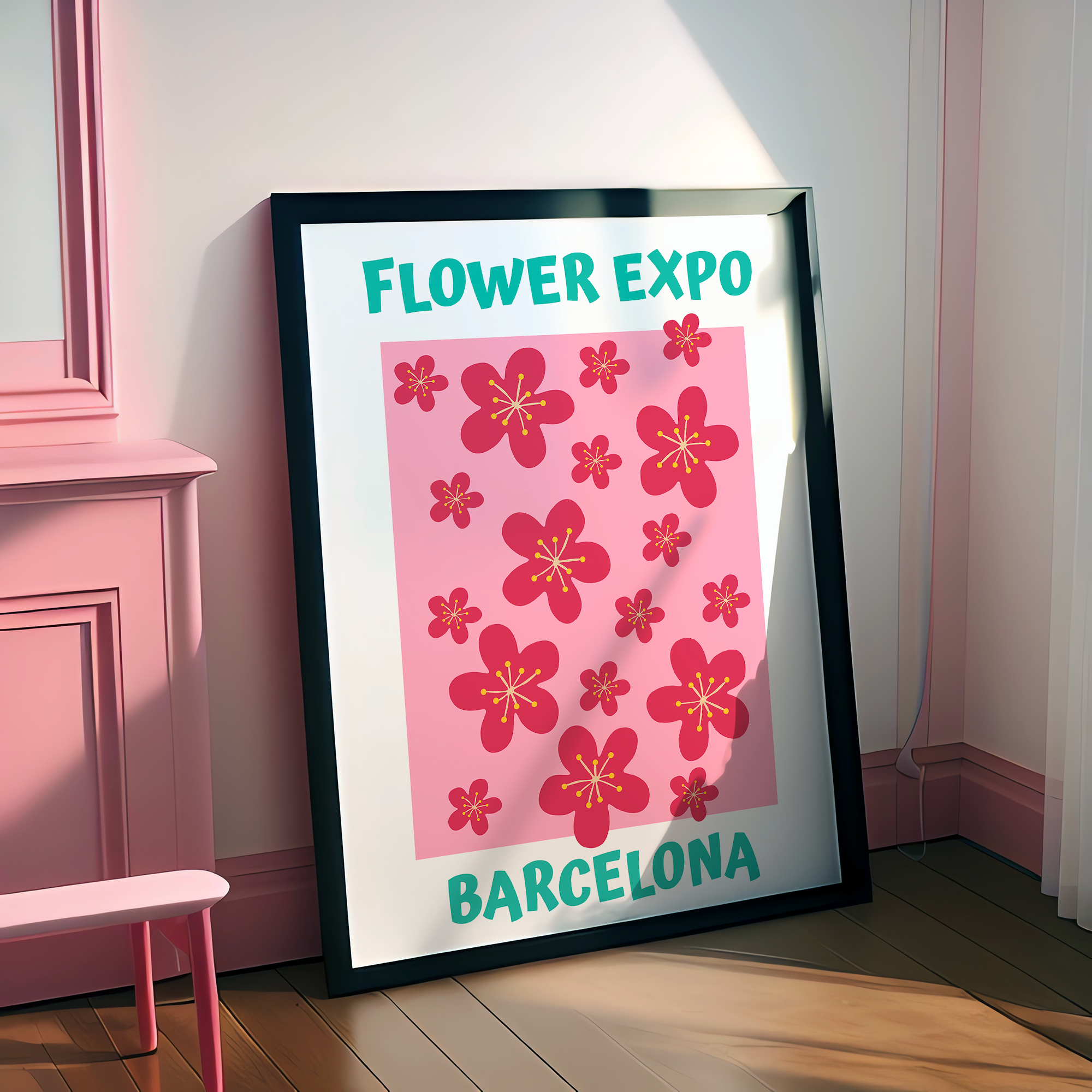Affiche Flower Expo Barcelona