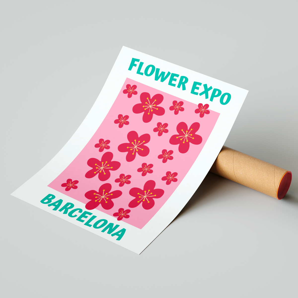 Affiche Flower Expo Barcelona