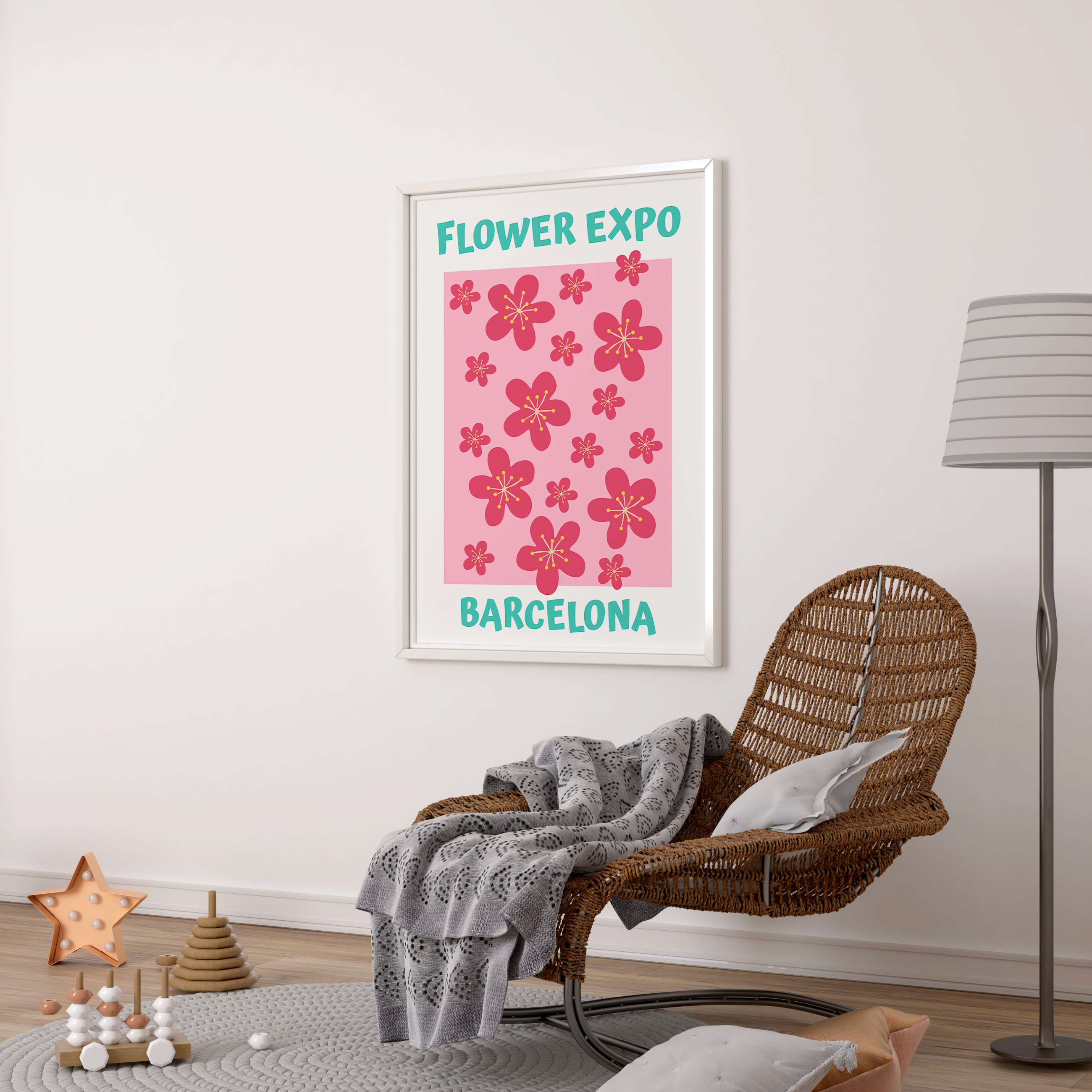 Affiche Flower Expo Barcelona