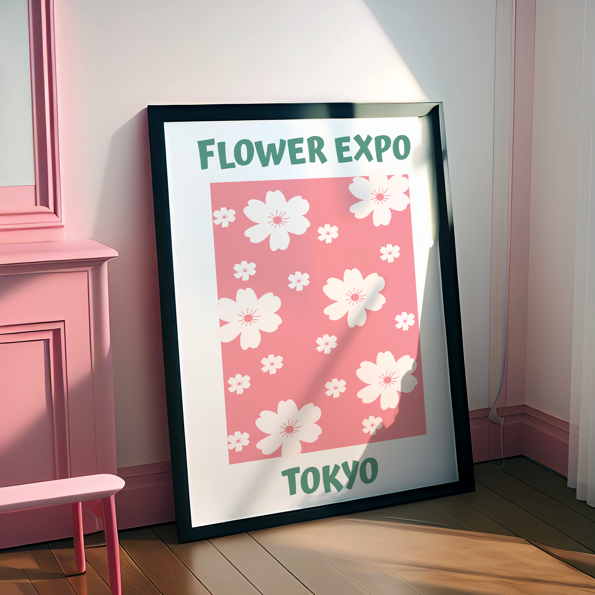 Affiche Flower Expo Tokyo