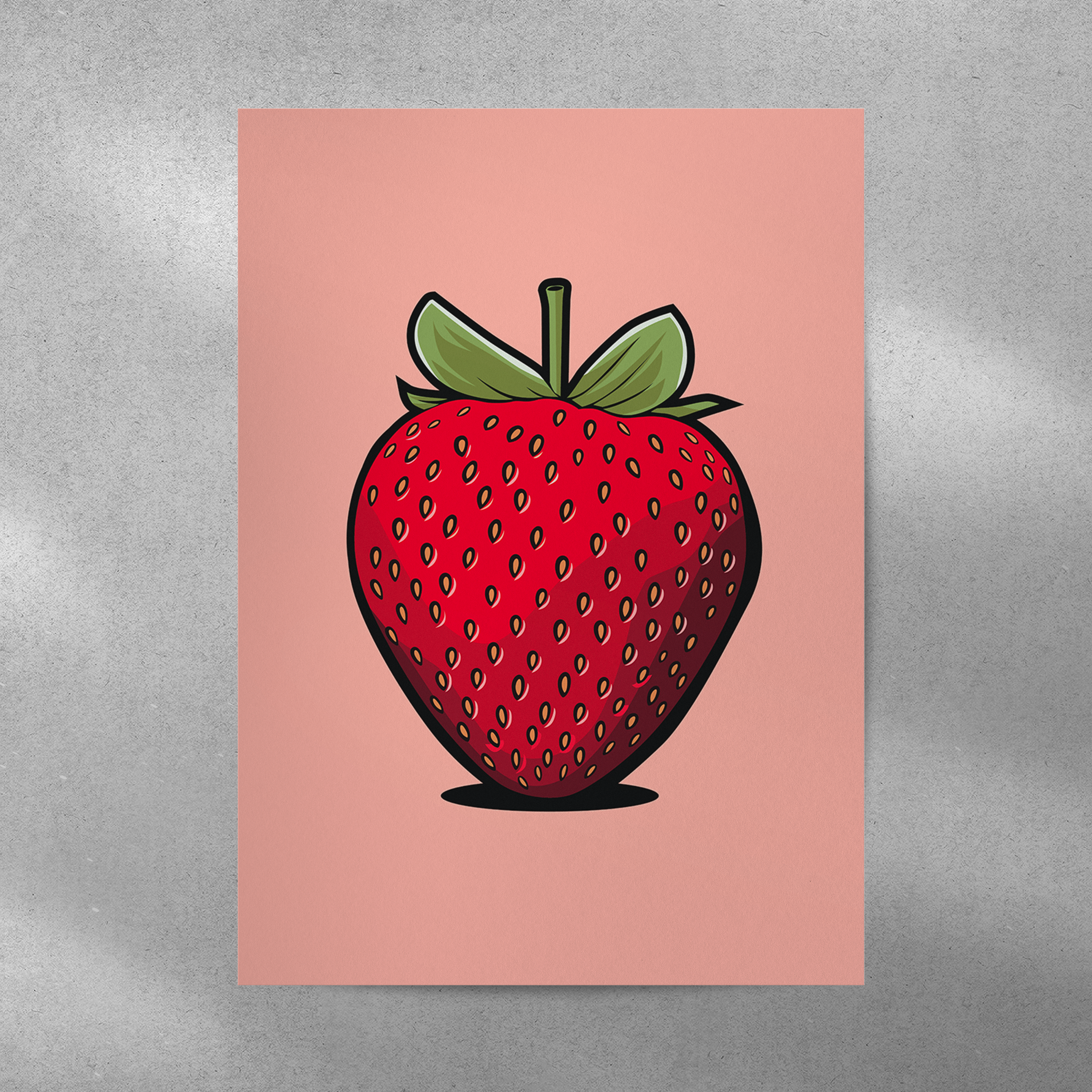 Affiche Fraise