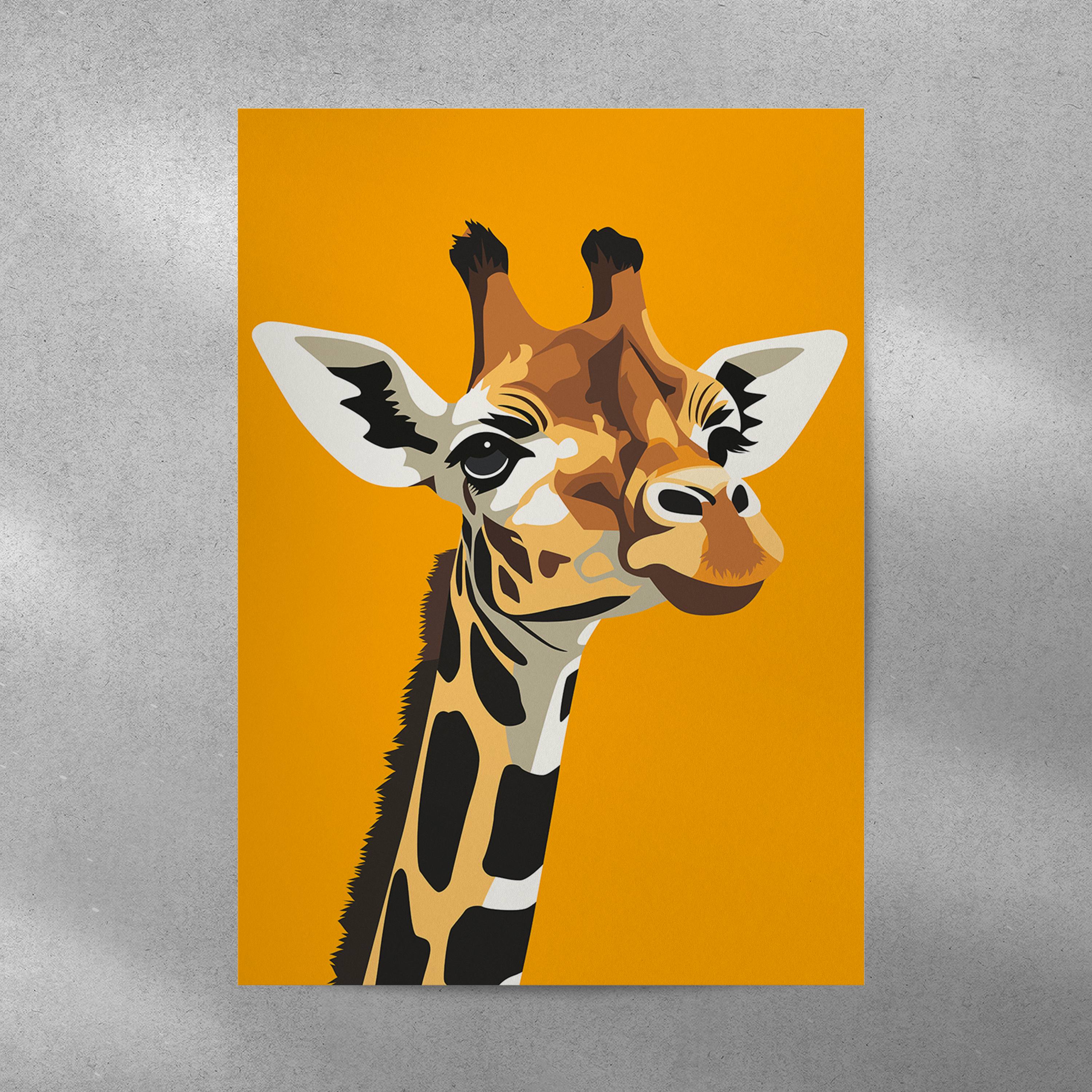 Affiche Girafe