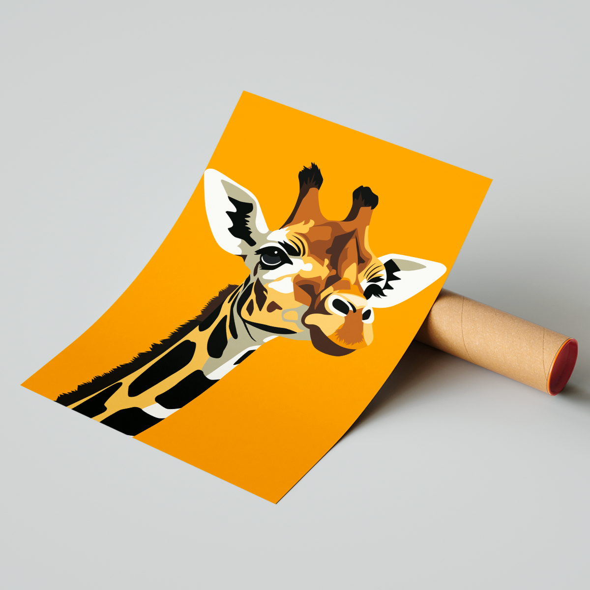 Affiche Girafe