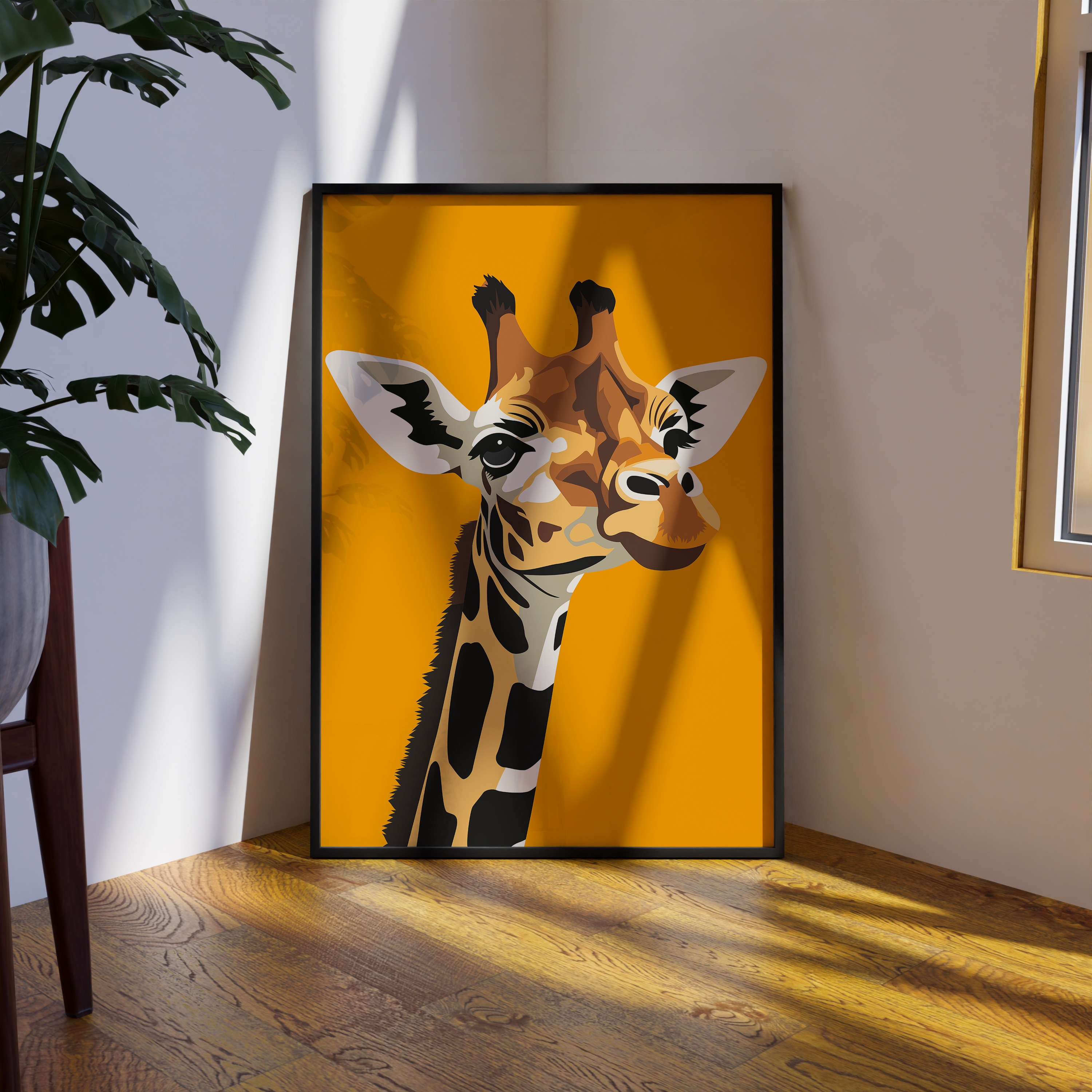 Affiche Girafe