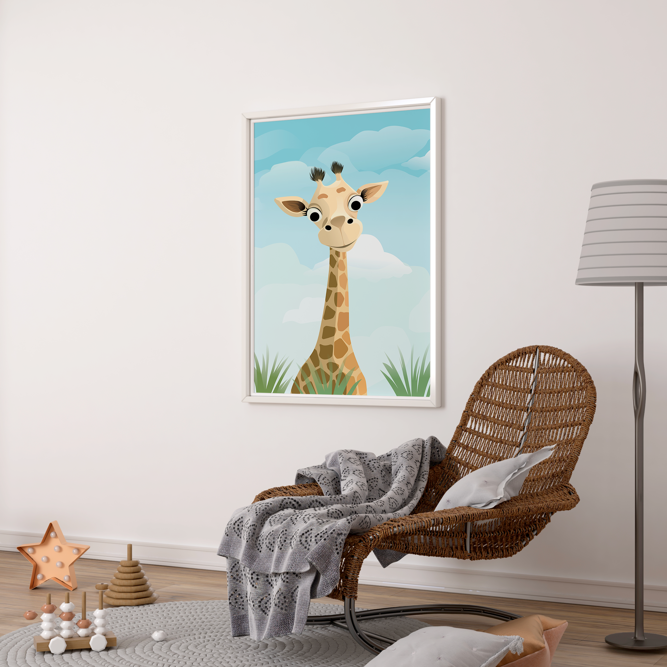 Affiche Girafe