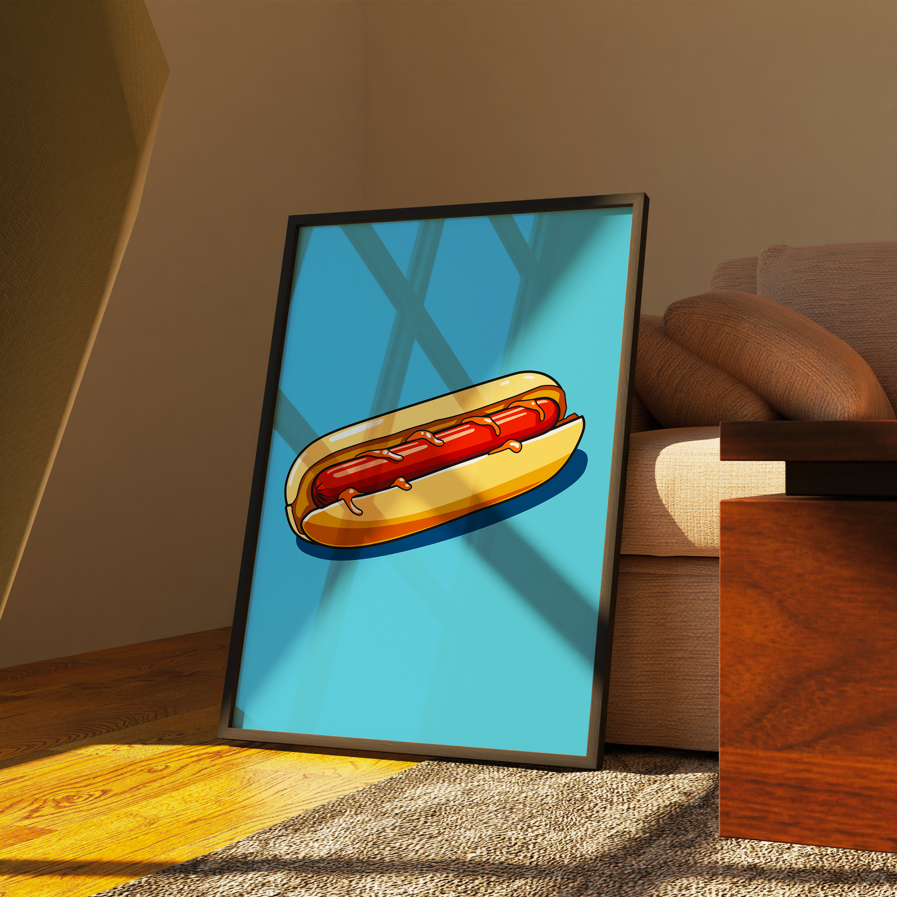 Affiche Hot Dog