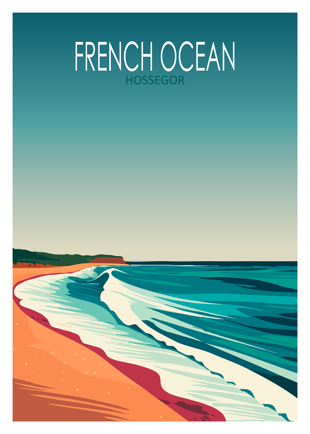 Affiche Hossegor