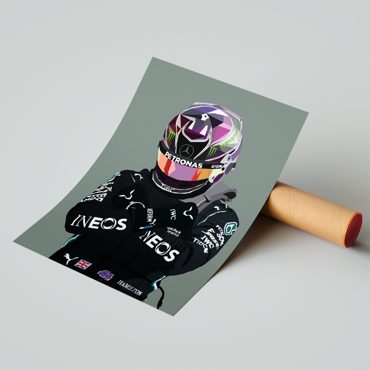 Affiche Lewis Hamilton