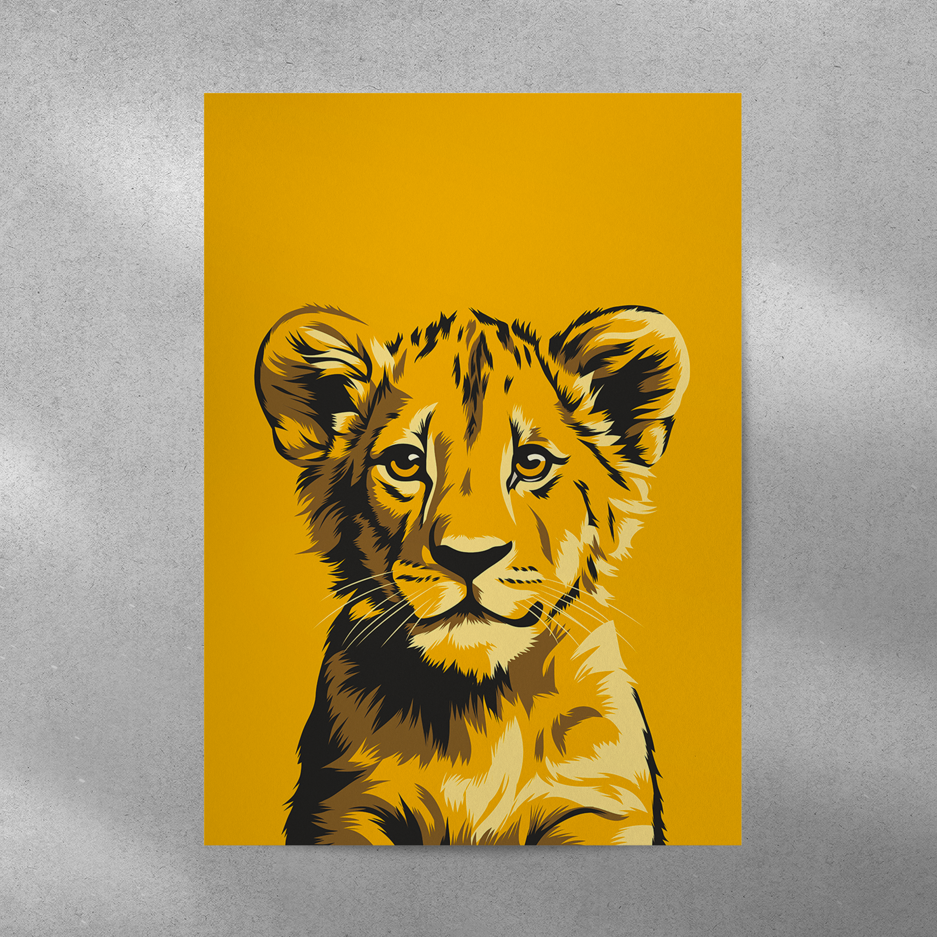 Affiche Lion