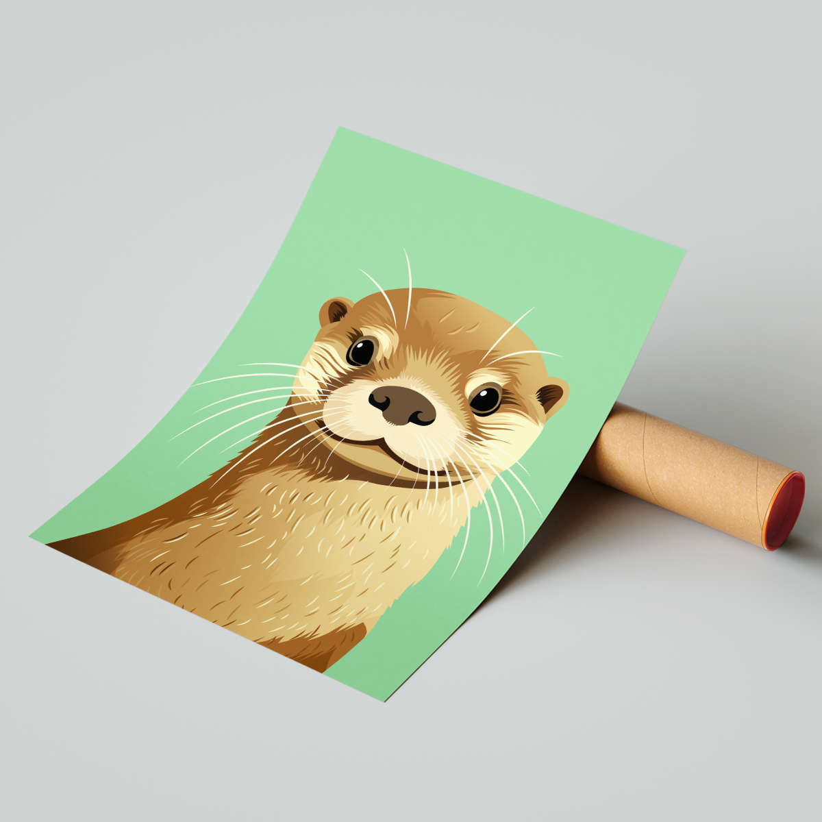 Affiche Loutre