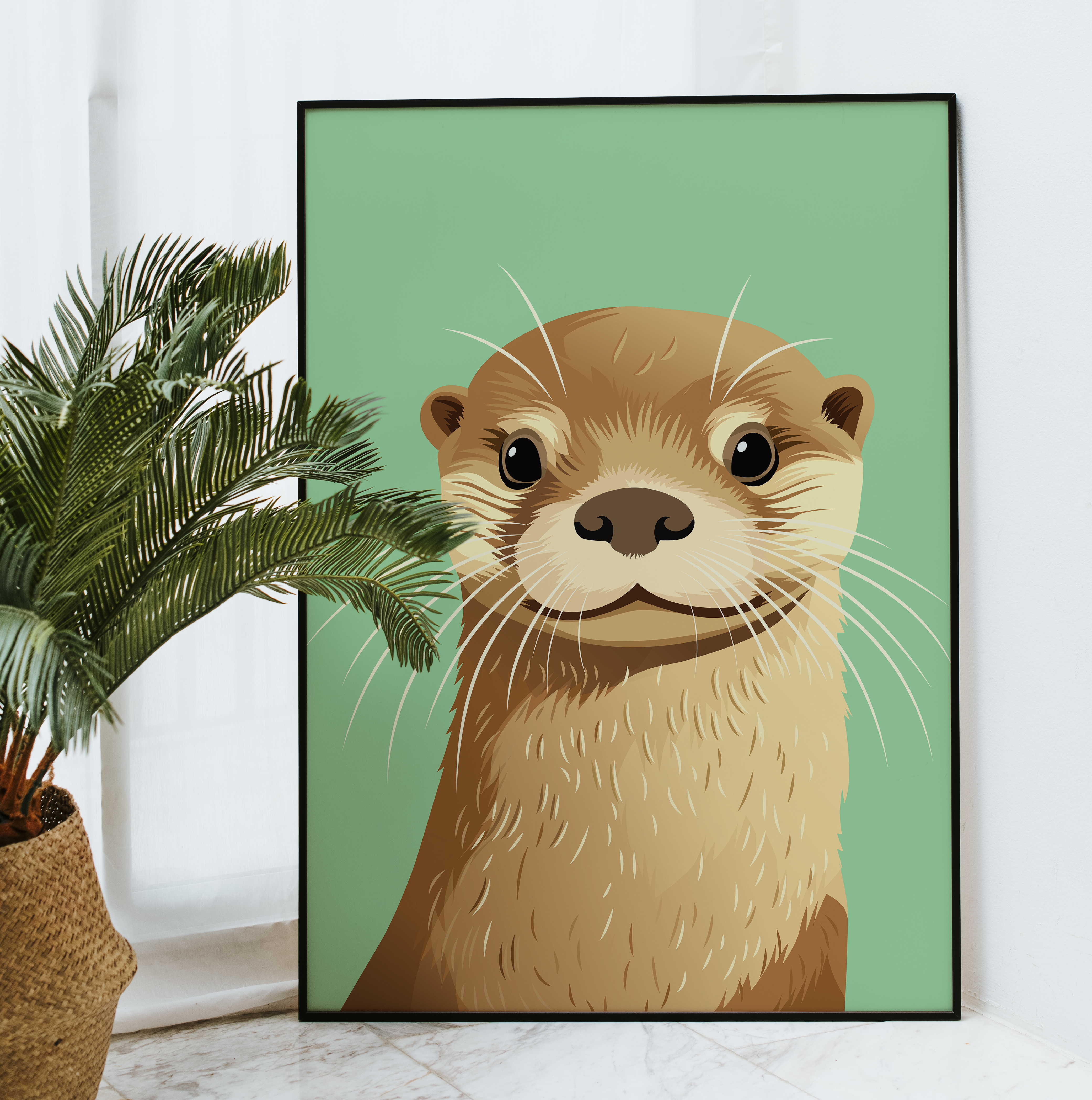 Affiche Loutre