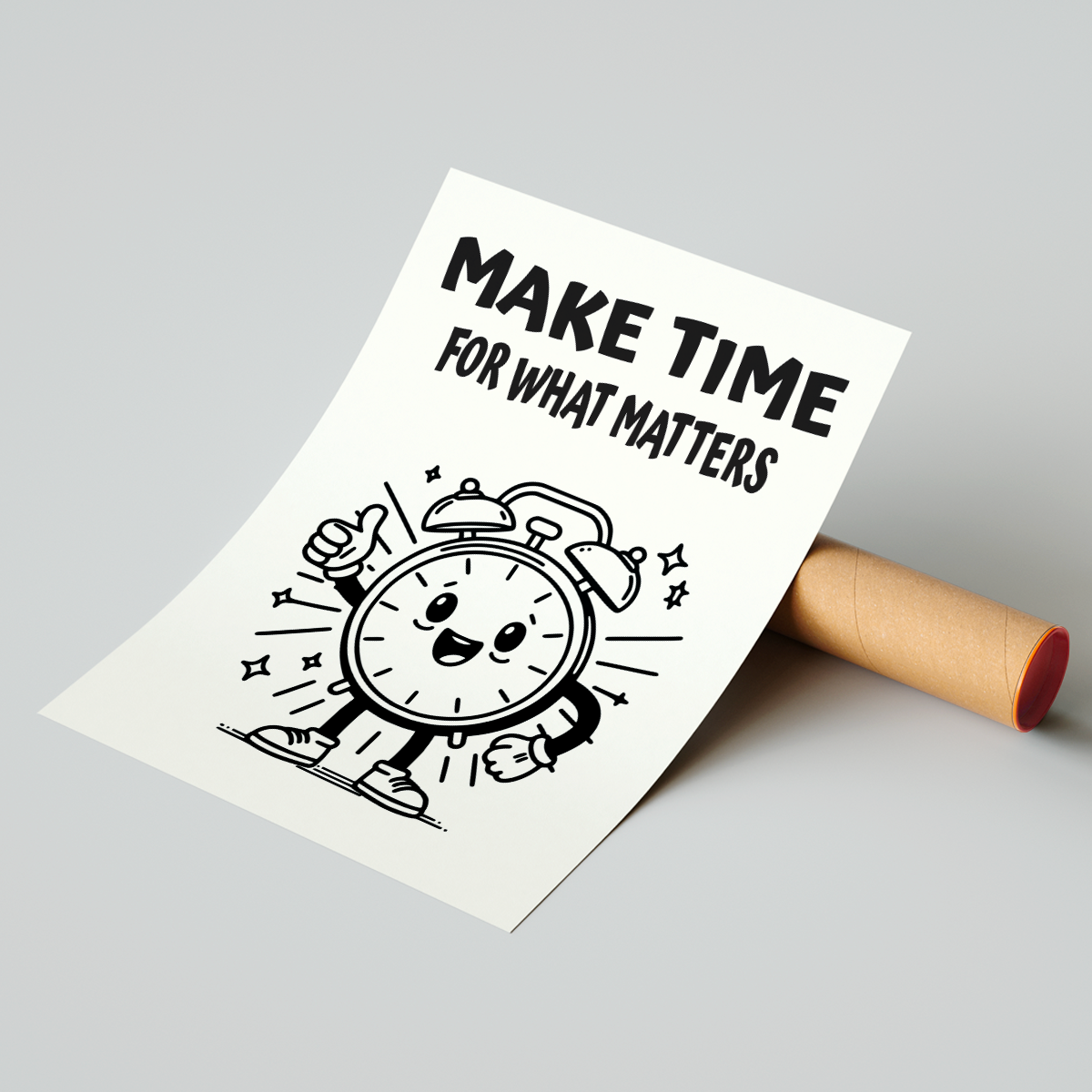 Affiche Make Time For What Matters