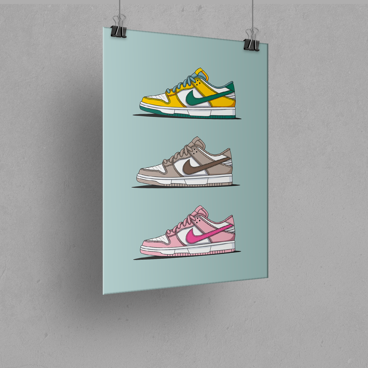 Affiche Dunk Low Mix