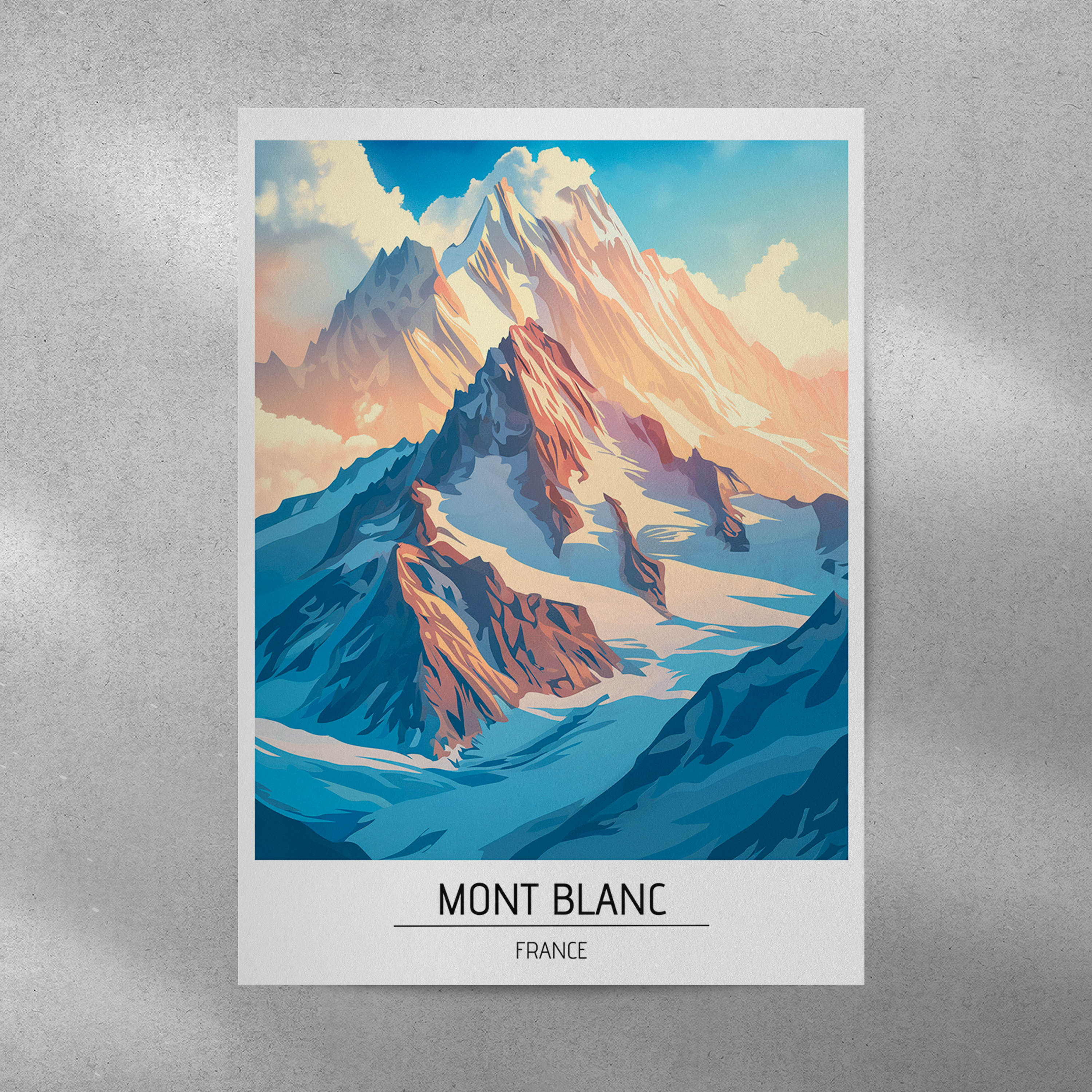 Affiche Mont Blanc