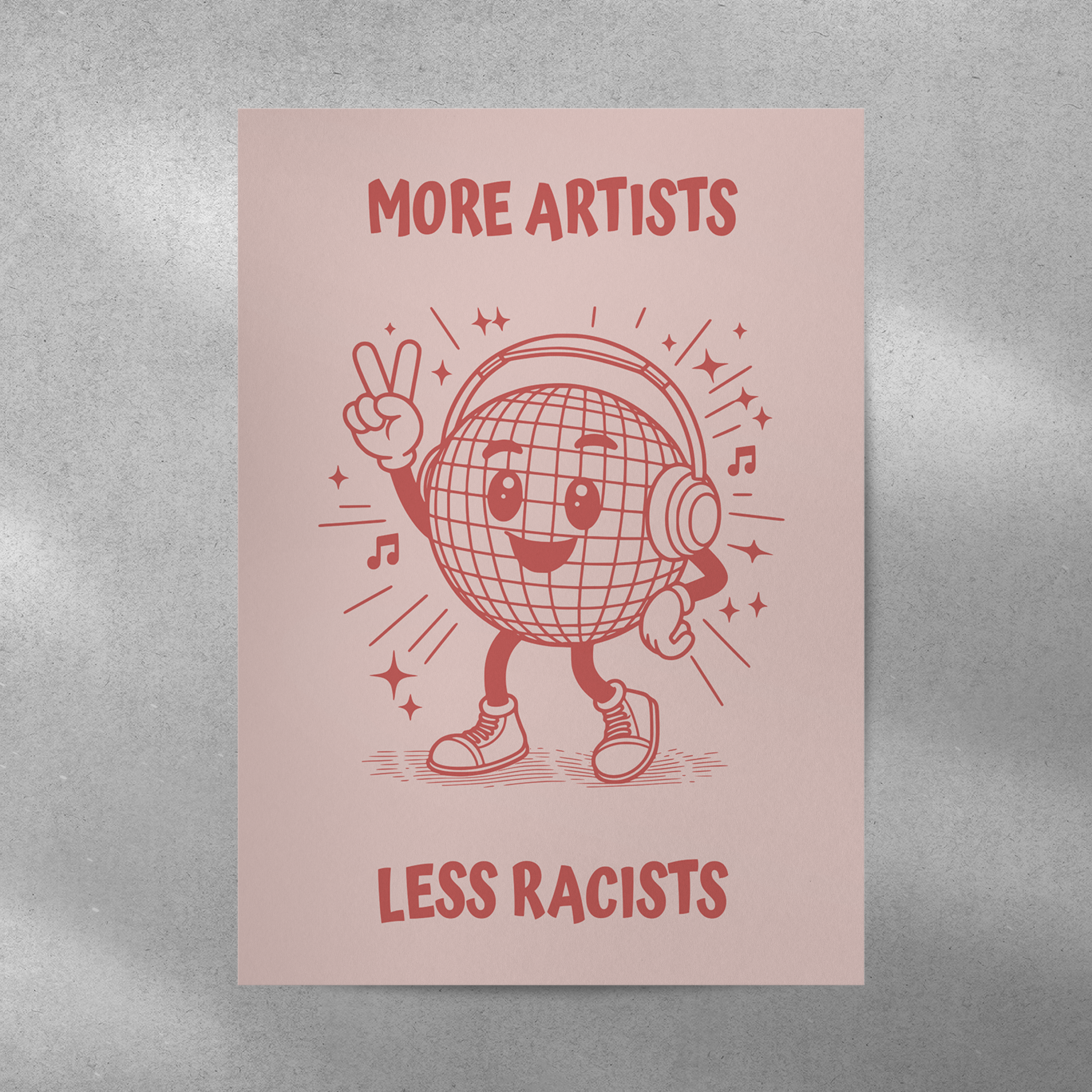 Affiche More Artists Less Racists