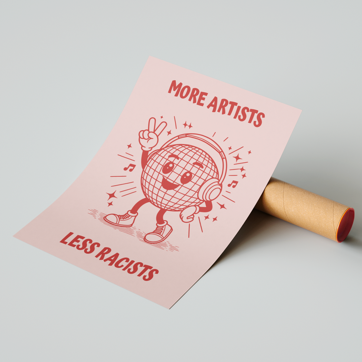 Affiche More Artists Less Racists