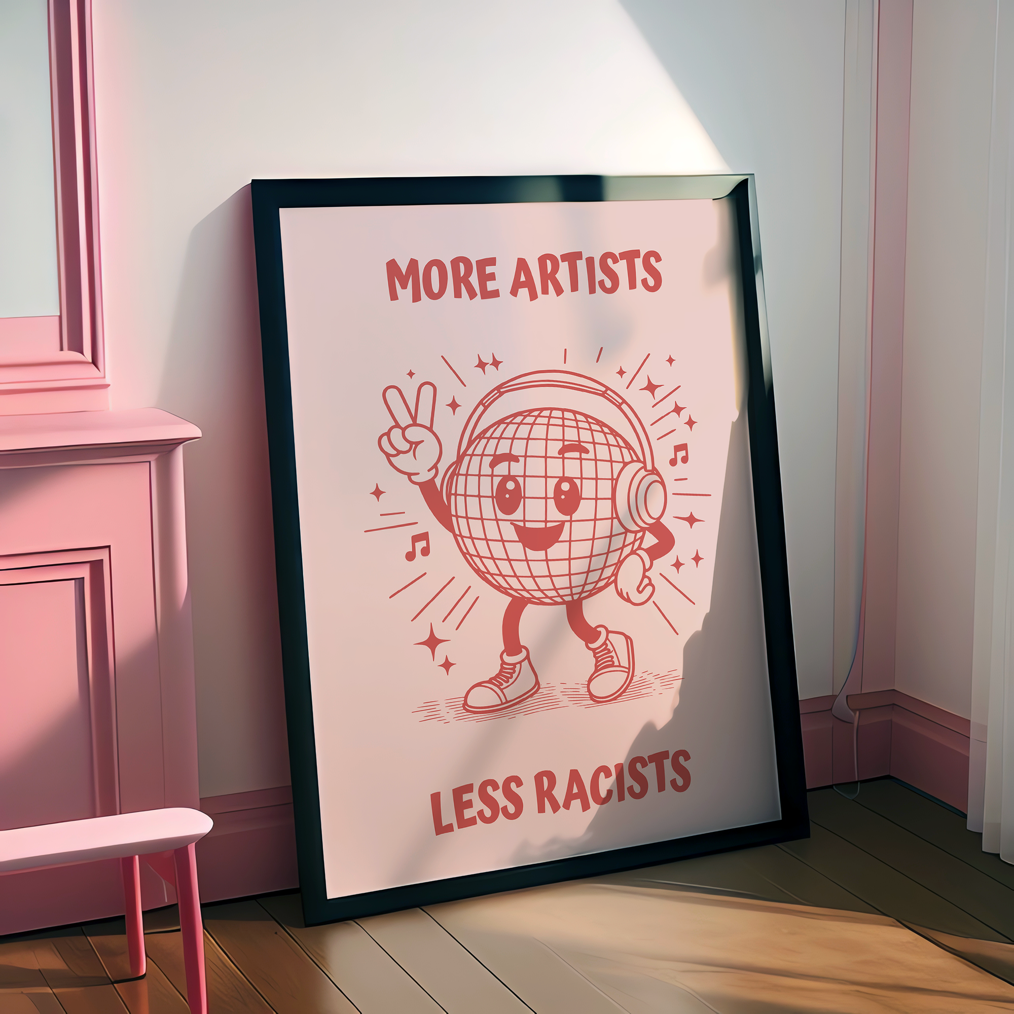 Affiche More Artists Less Racists