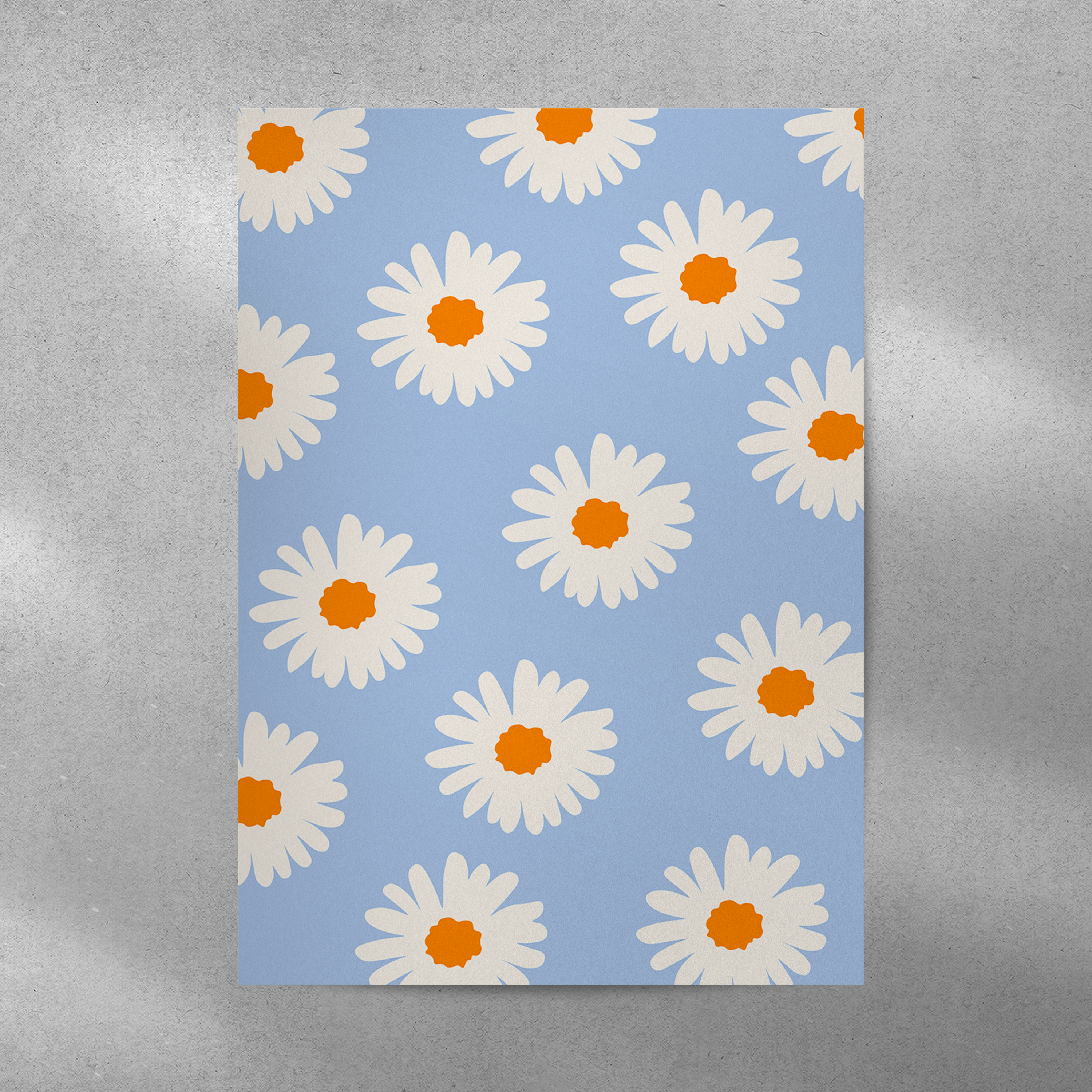 Affiche Orange Flowers