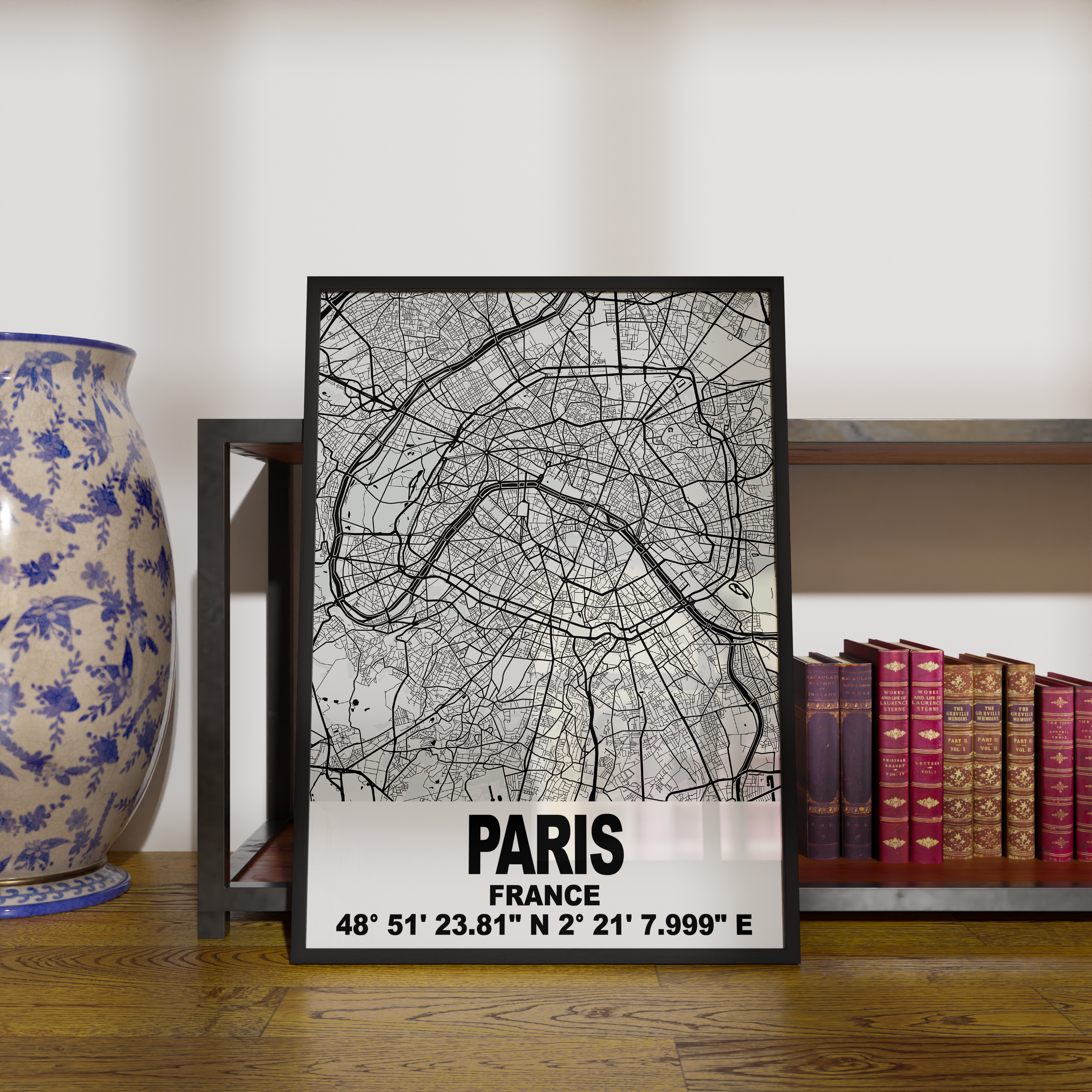 Affiche Carte Paris