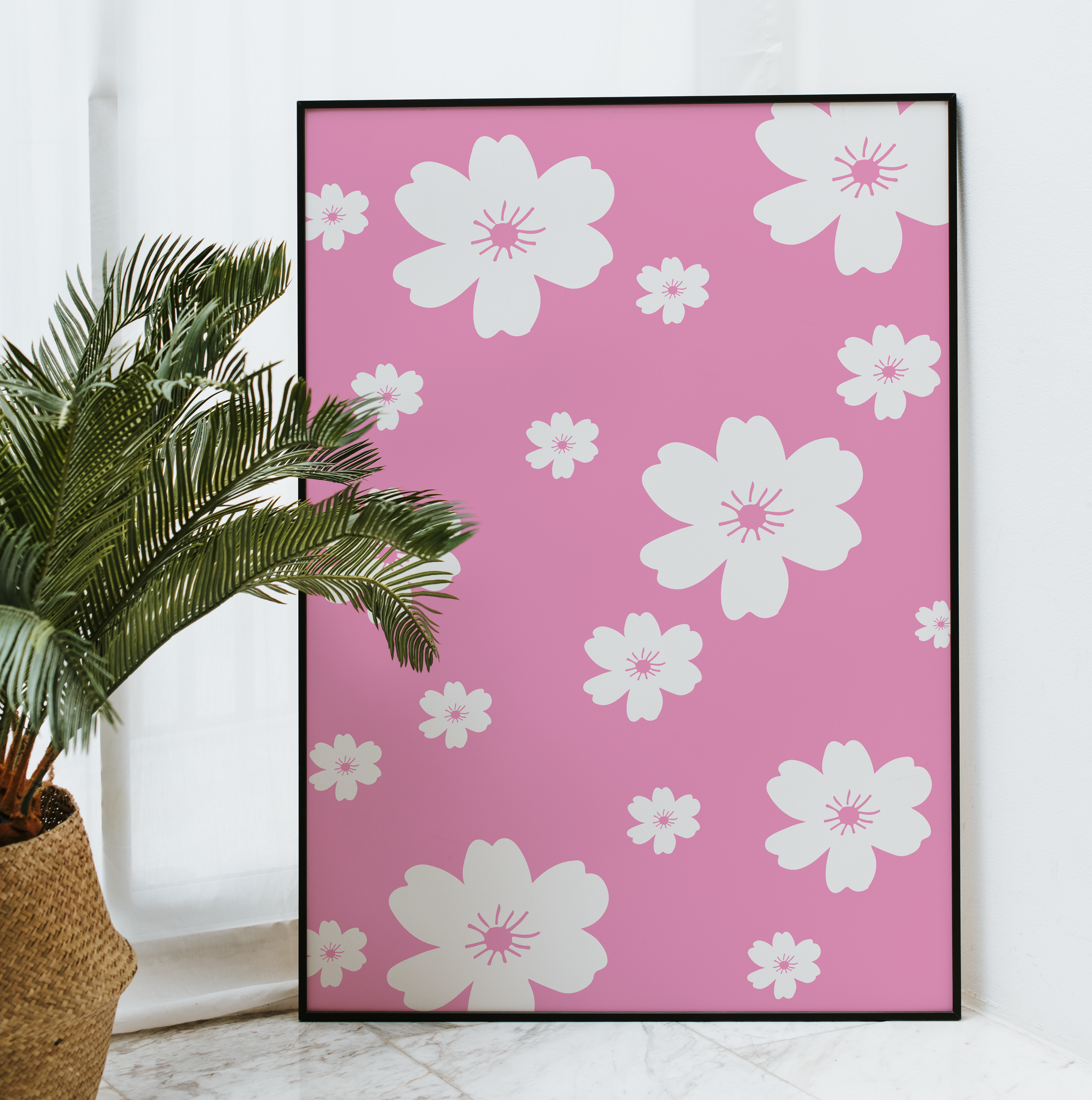 Affiche Pinky Flowers