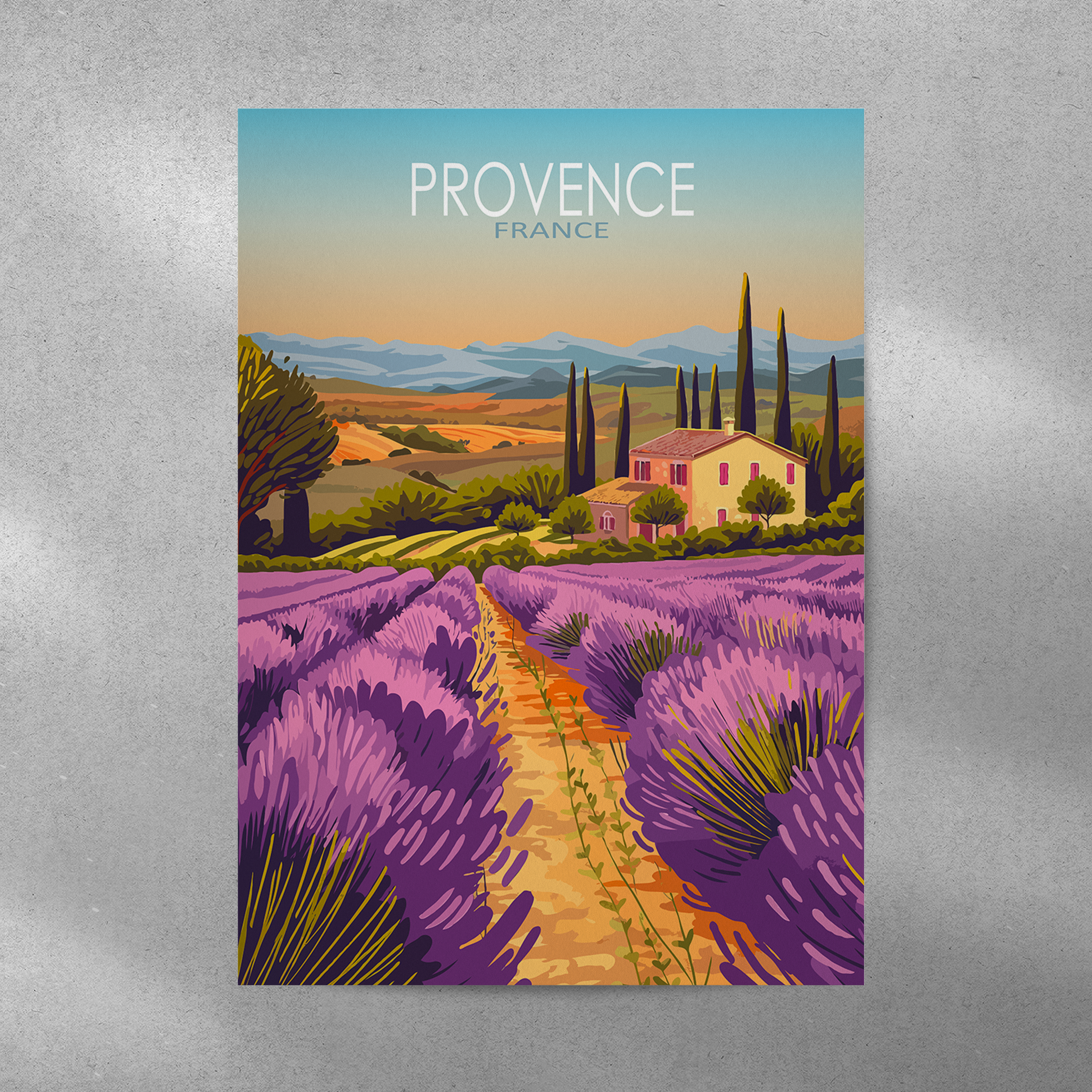 Affiche Provence