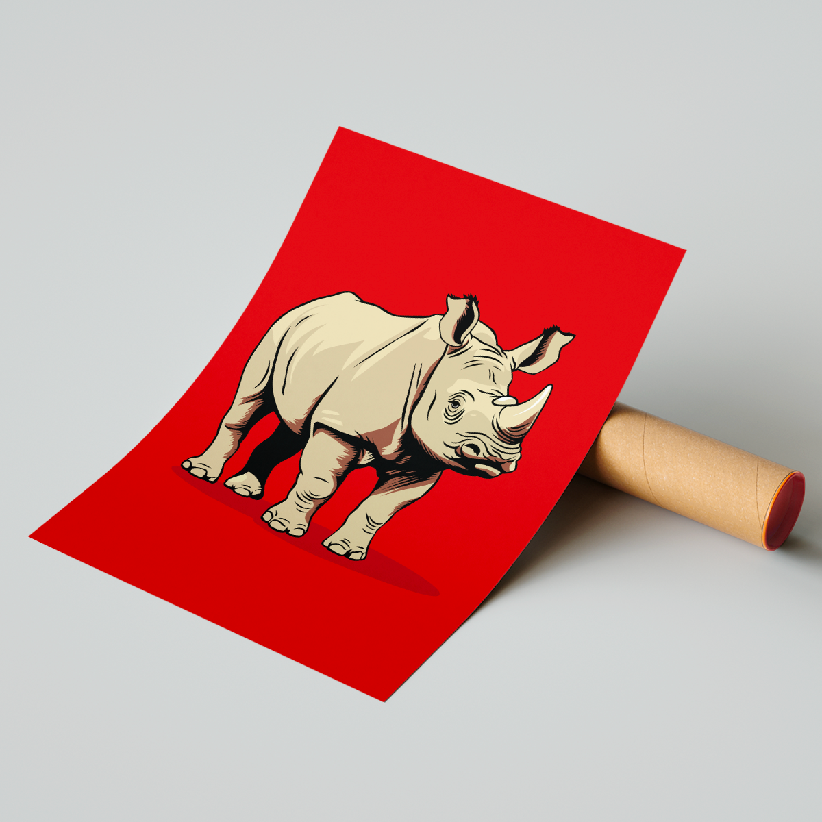 Affiche Rhinocéros