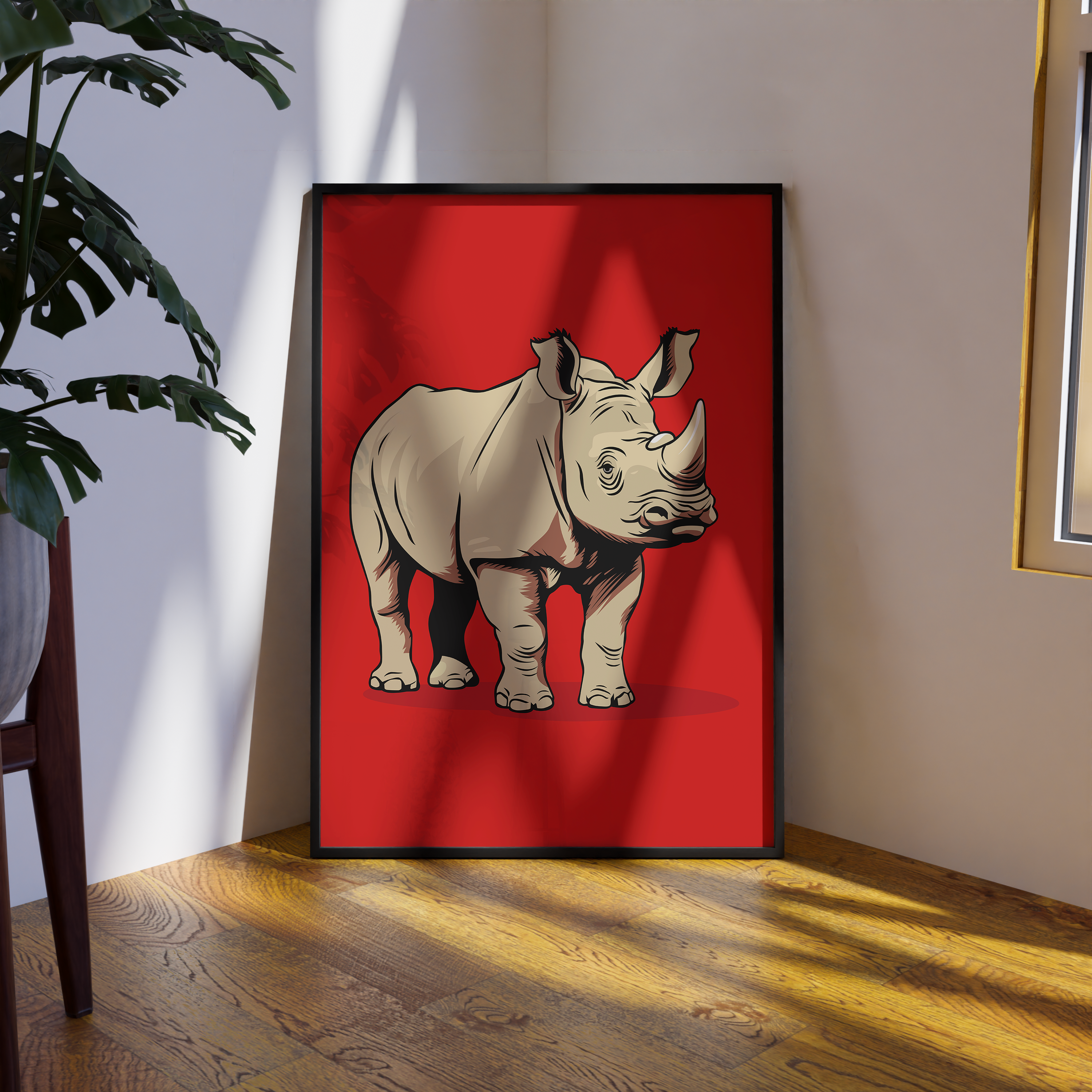 Affiche Rhinocéros