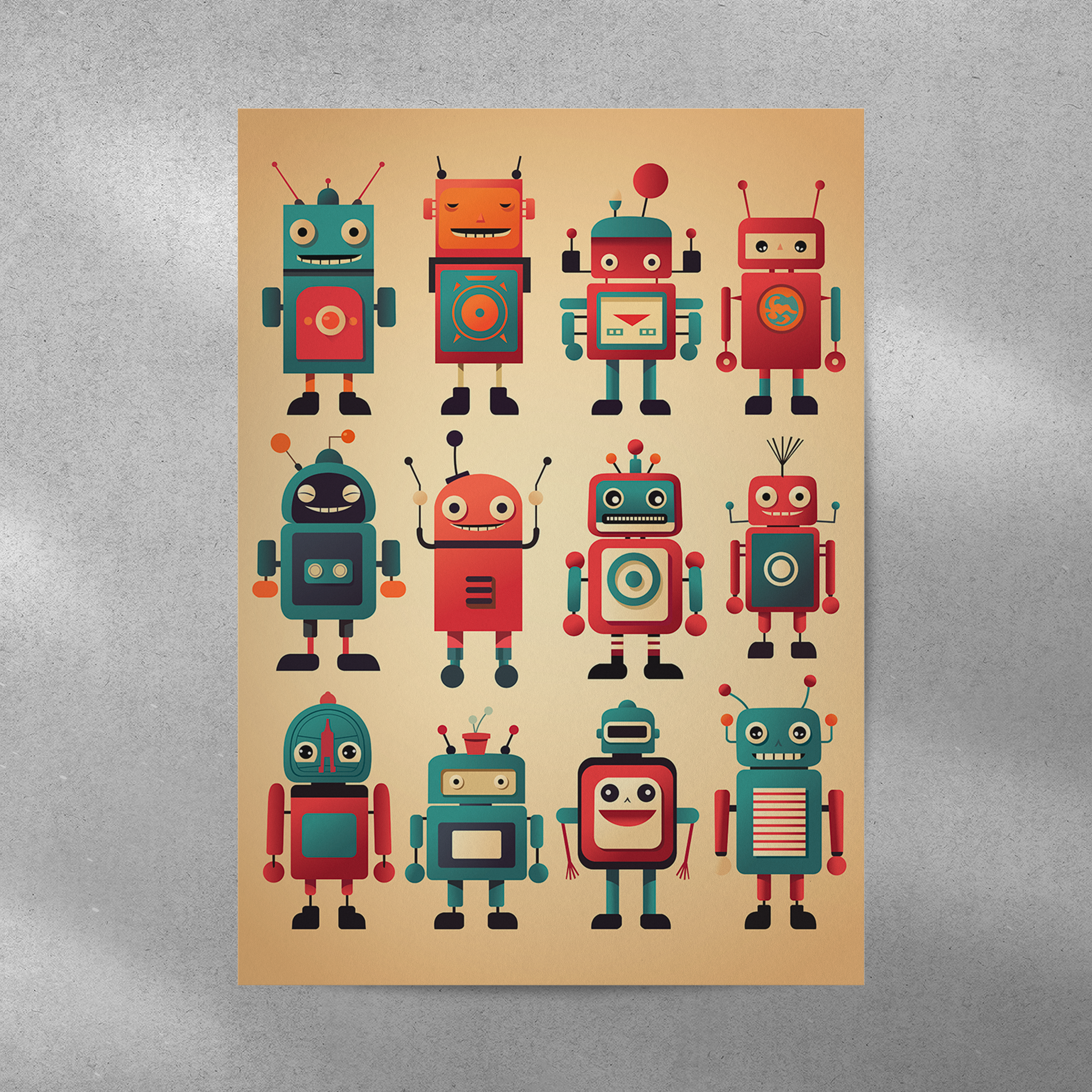Affiche Robots