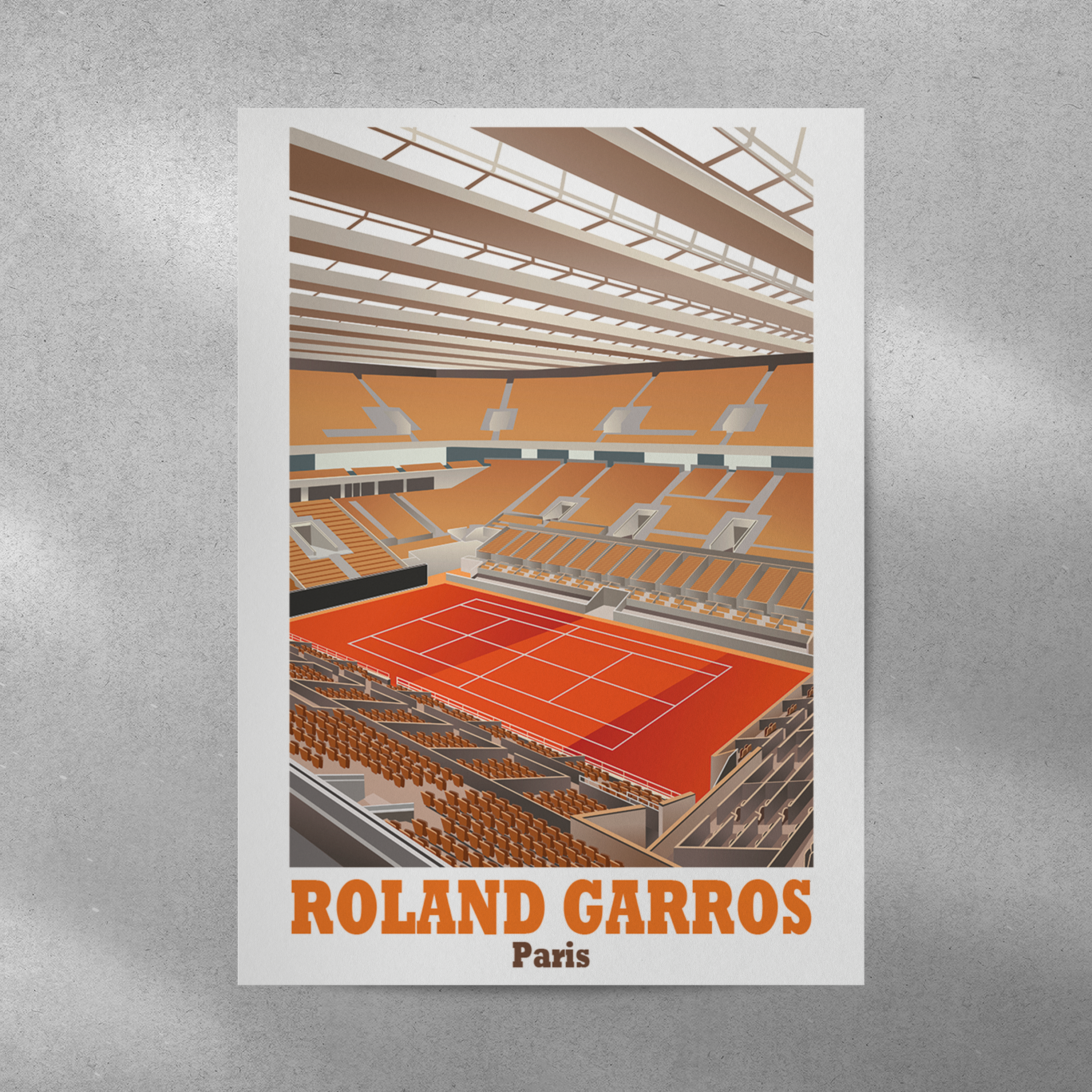 Affiche Roland Garros