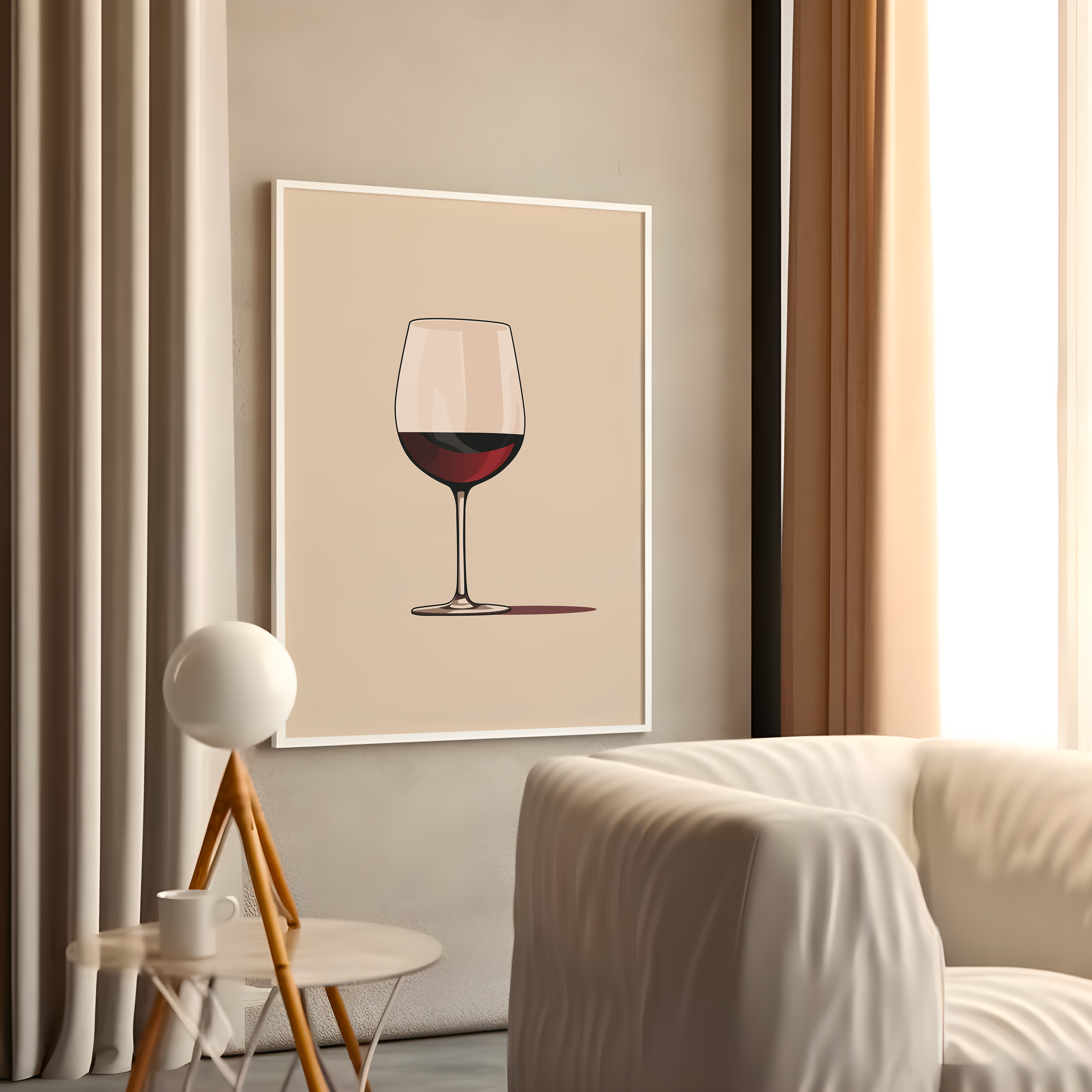 Affiche Vin Rouge