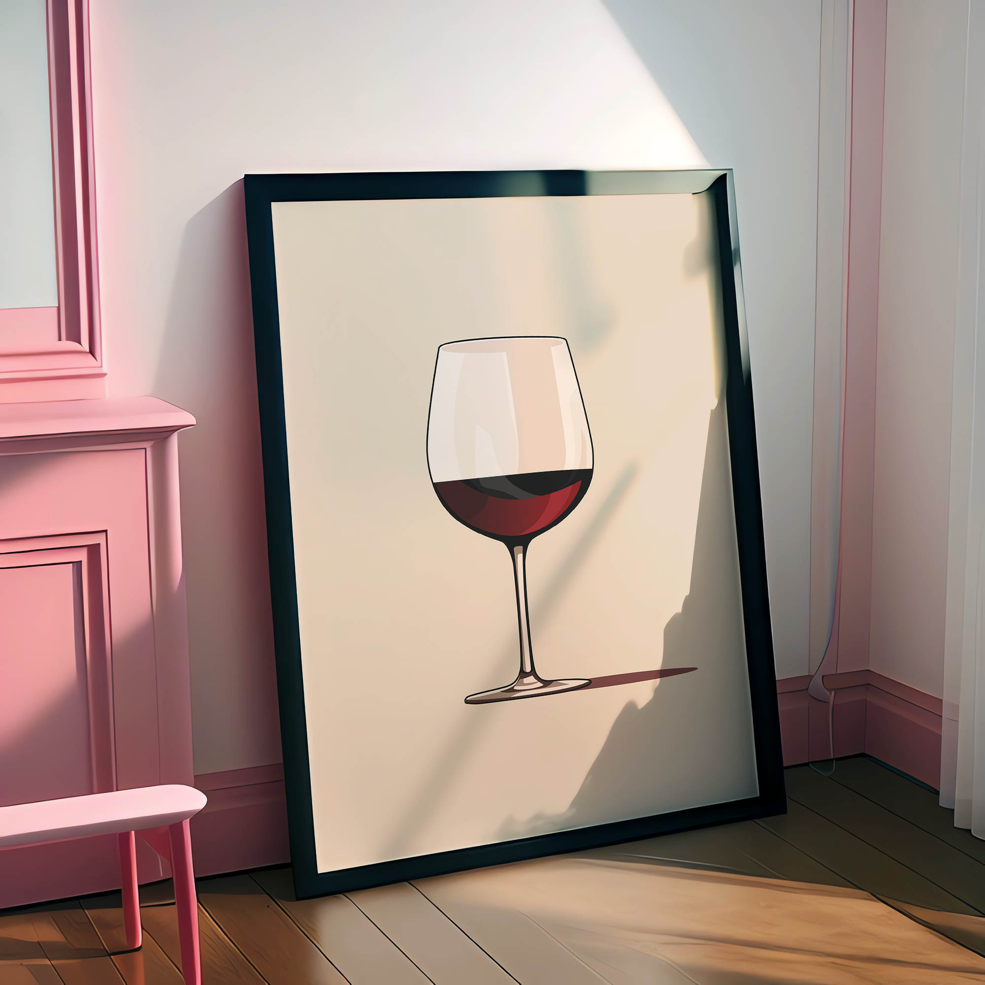 Affiche Vin Rouge