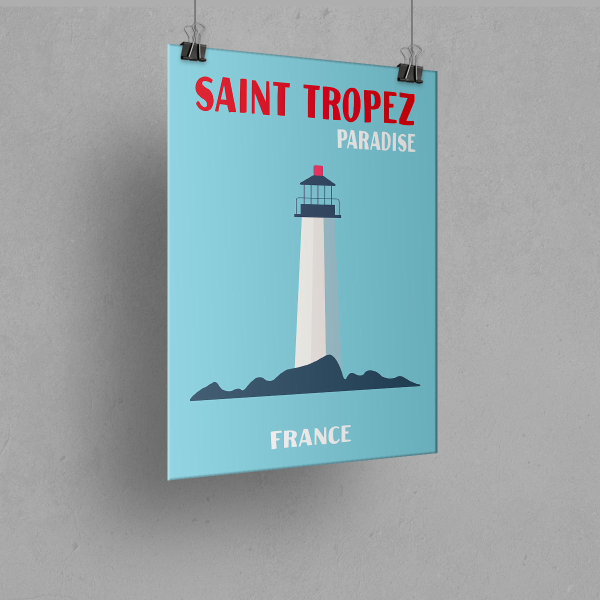 Affiche Saint Tropez