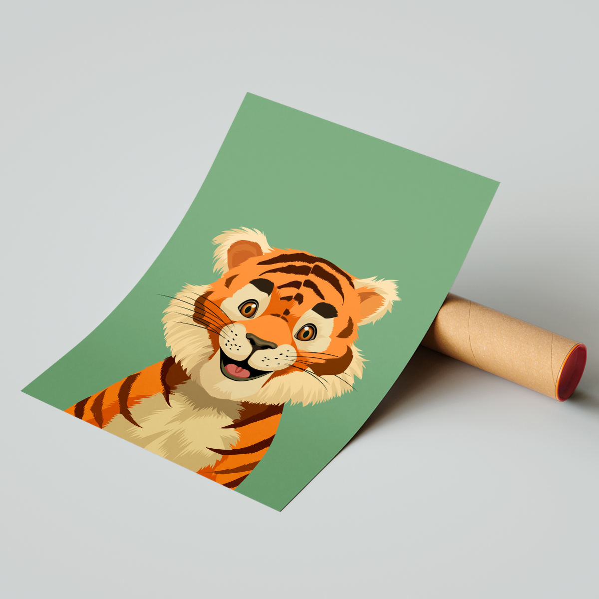 Affiche Bébé Tigre