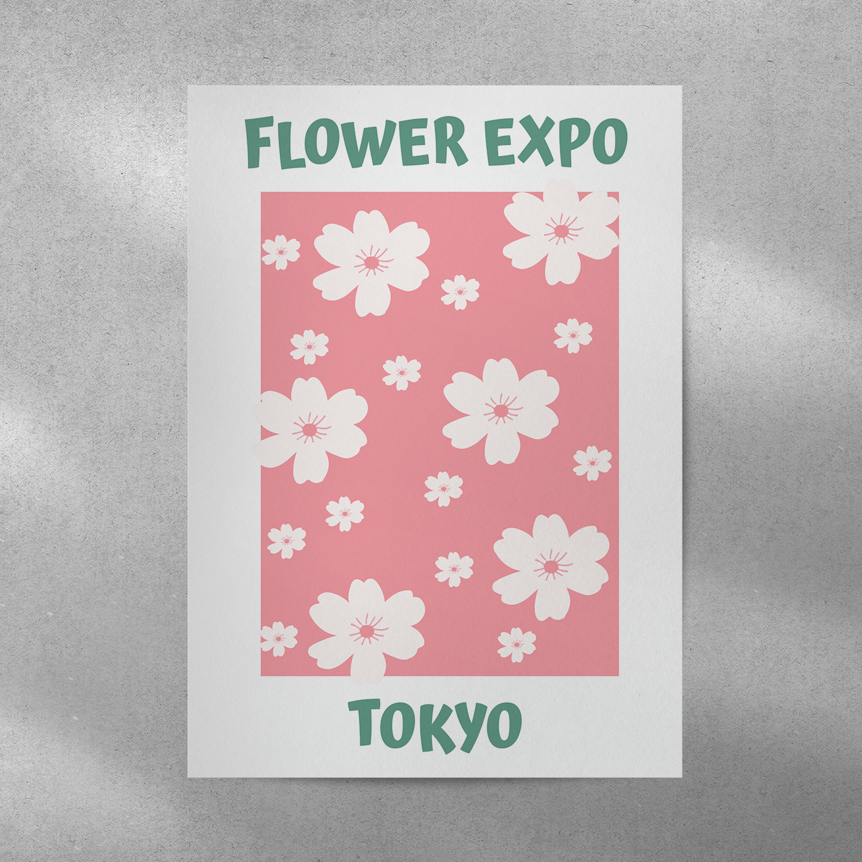 Affiche Flower Expo Tokyo