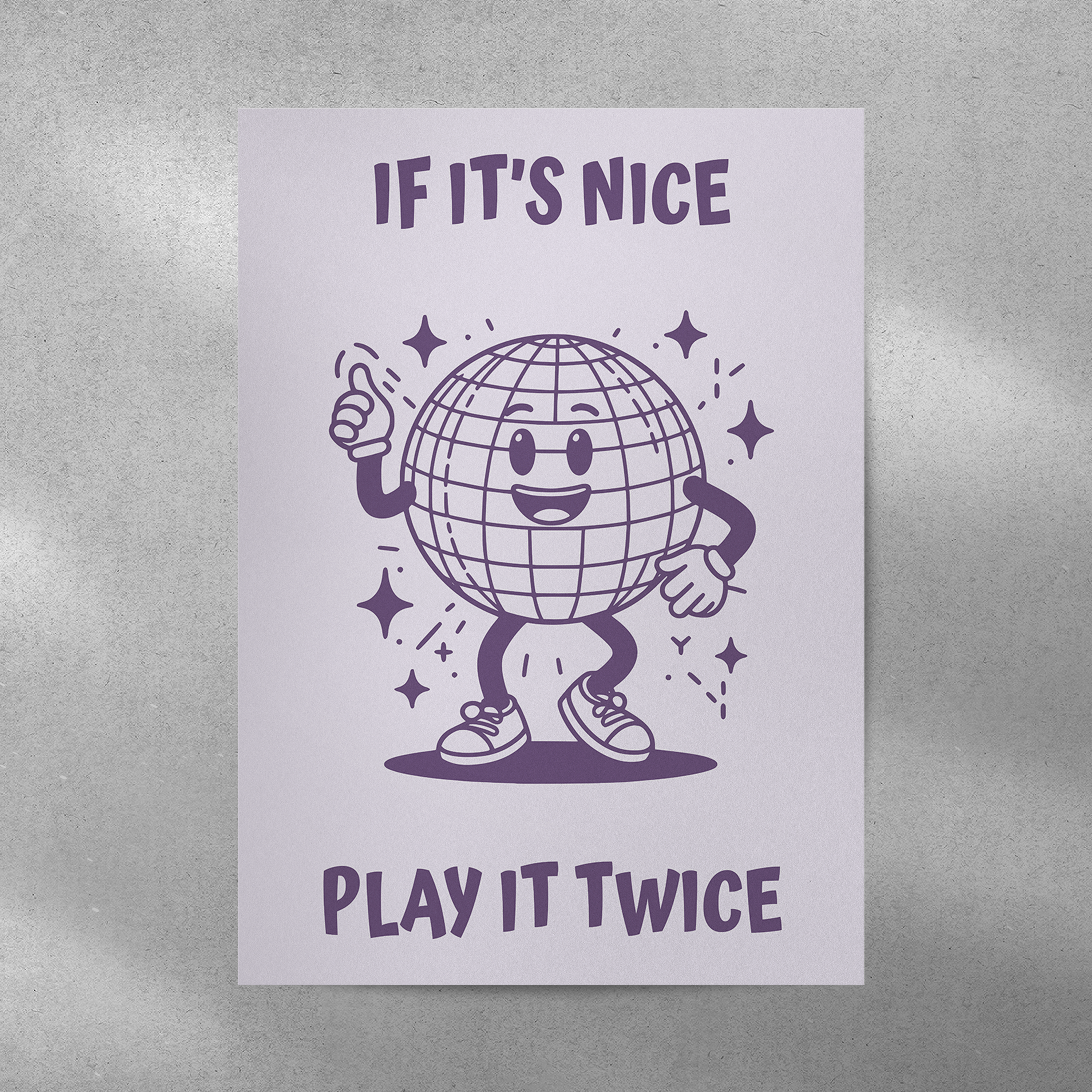 Affiche If It's Nice Play It Twice