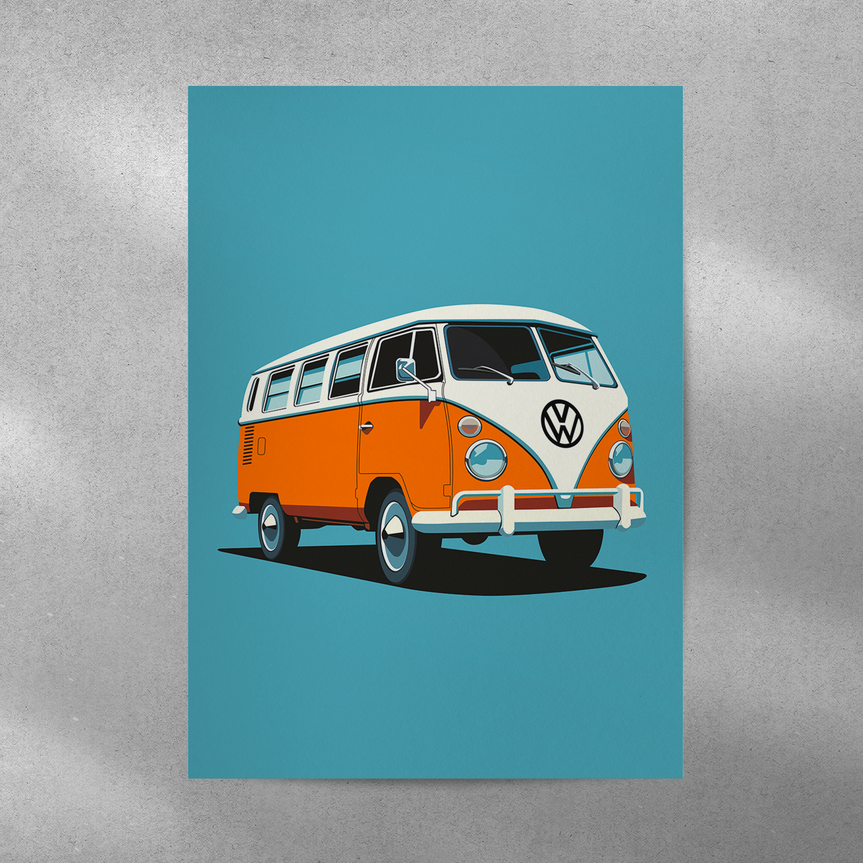 Affiche Combi Volkswagen