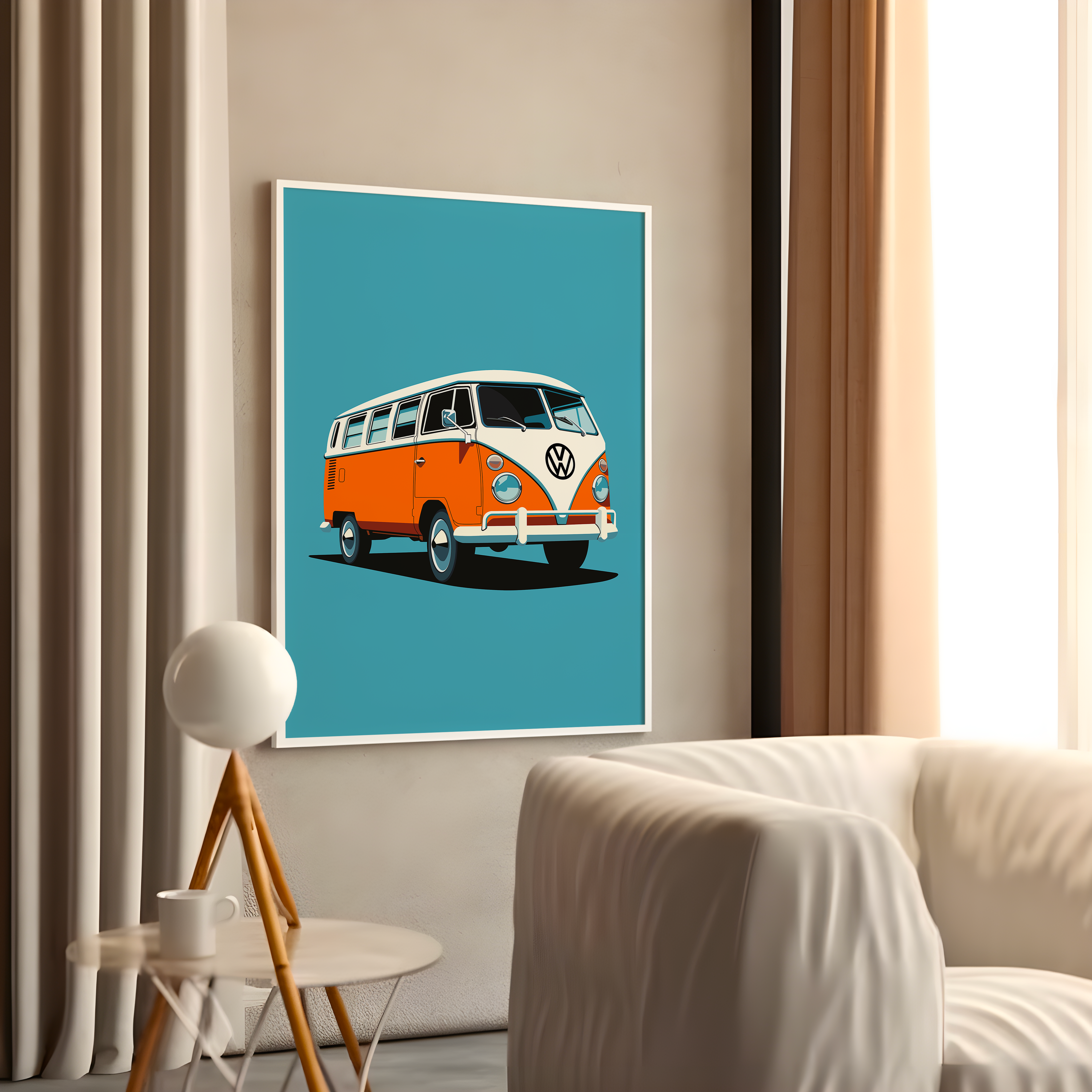 Affiche Combi Volkswagen